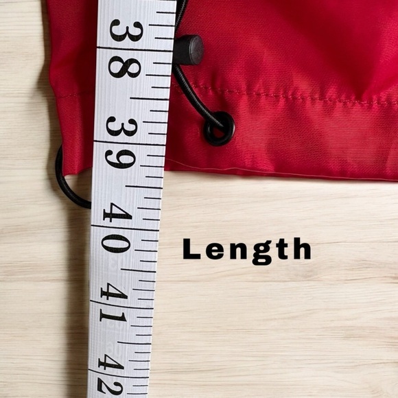 Men’s VTG Decibel Red Cargo Zippered Nylon Parachute Pants Street Wear M EUC - Picture 11 of 16